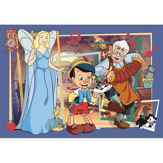 Disney Classics Pinocchio Geppetto's 104 db-os puzzle Clementoni