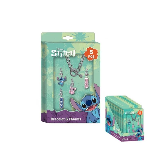 Disney Lilo és Stitch, A csillagkutya Angel karkötő szett 5 db-os