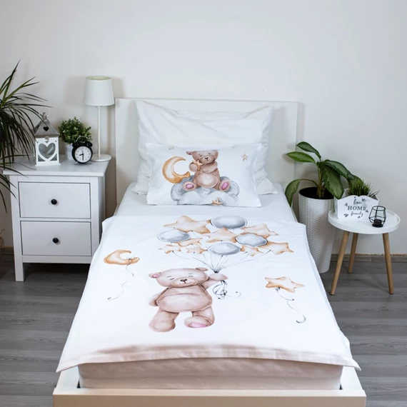 Maci Cute gyerek, ovis ágyneműhuzat 100×135cm, 40×60 cm
