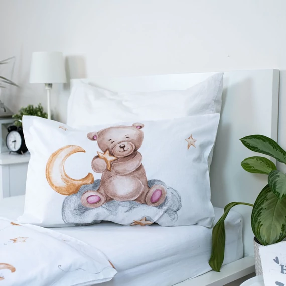 Maci Cute gyerek, ovis ágyneműhuzat 100×135cm, 40×60 cm