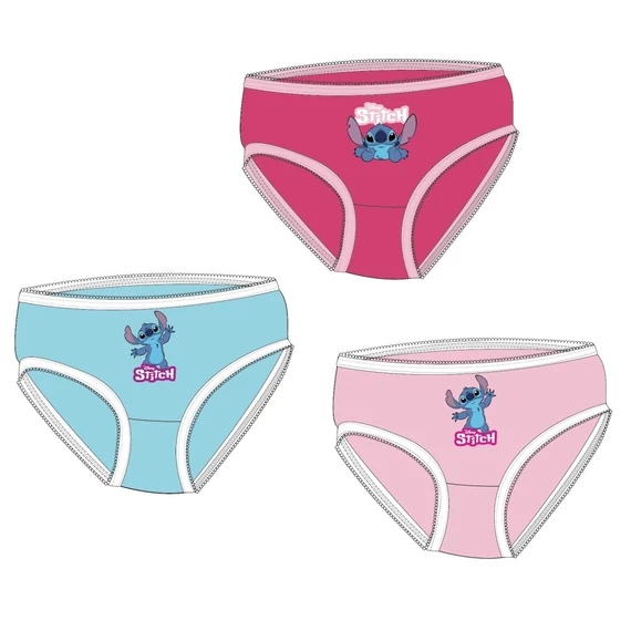 Disney Lilo és Stitch, A csillagkutya Wave gyerek fehérnemű, bugyi 3 darab/csomag 2 - 8 év / 92 - 128 cm