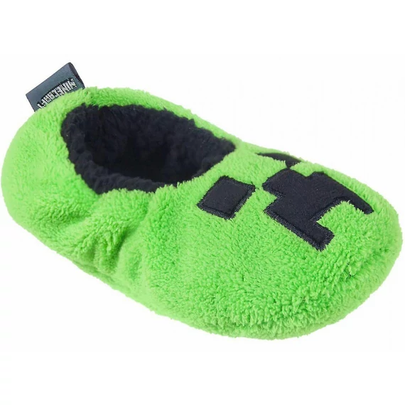 Minecraft Creeper gyerek téli papucs 33/34