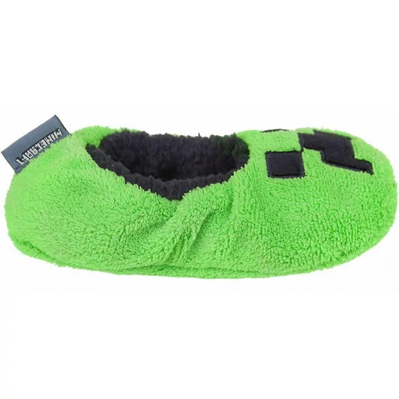 Minecraft Creeper gyerek téli papucs 33/34