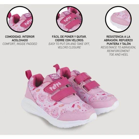 Peppa malac Arrow utcai cipő 26