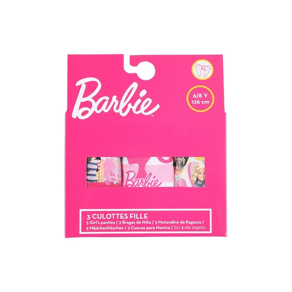 Barbie Summer Style gyerek fehérnemű, bugyi 3 darab/csomag 4 - 10 év / 104 - 140 cm
