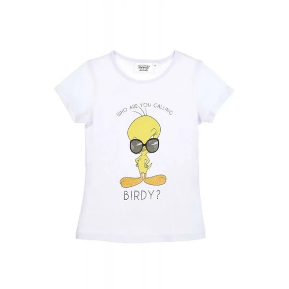 Bolondos dallamok White rövid póló, felső 8 év / 128 cm