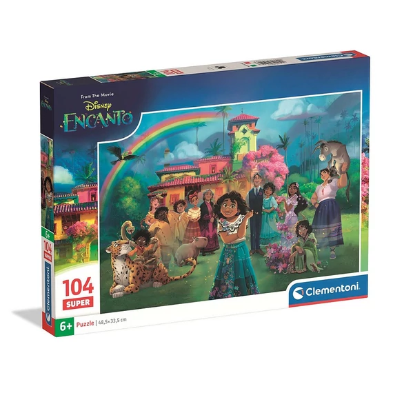Disney Encanto Casita Colorful 104 db-os puzzle Clementoni