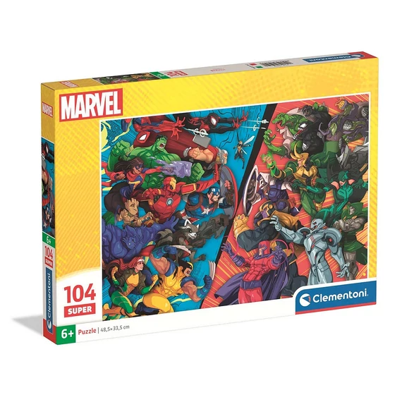 Marvel VS Villains Fight 104 db-os puzzle Clementoni