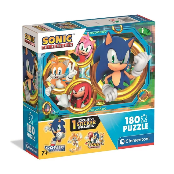 Sonic a sündisznó Ring 180 db-os puzzle Clementoni