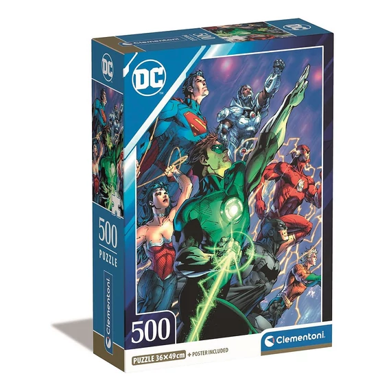 Az Igazság Ligája Rising 500 db-os Compact puzzle Clementoni