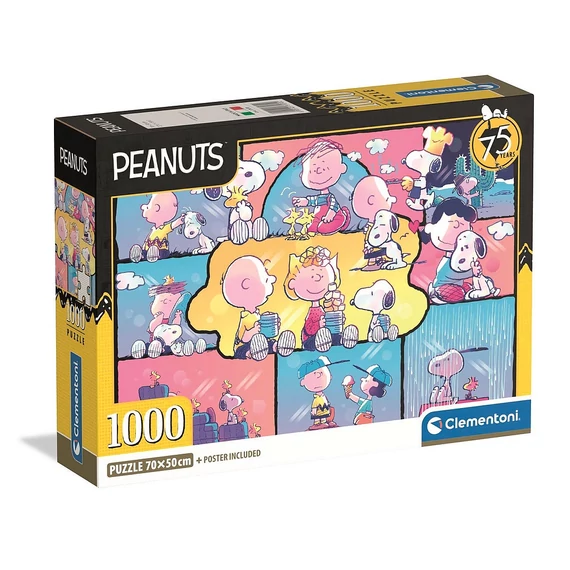 Snoopy Sweetest Days 1000 db-os Compact puzzle Clementoni