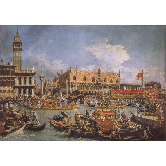 Művészet View of the Ducal Palace 1000 db-os Compact puzzle Clementoni