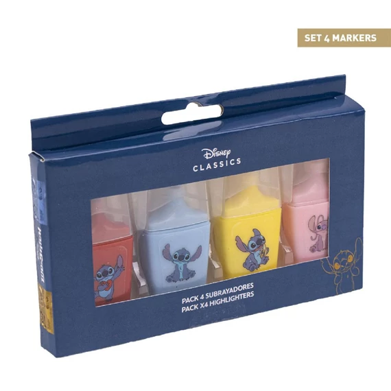 Disney Lilo és Stitch, A csillagkutya Moods mini szövegkiemelő szett 4 db-os