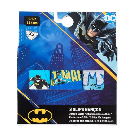 Batman Fear the Bat gyerek fehérnemű, alsó 3 darab/csomag 3 - 6 év / 98 - 116 cm