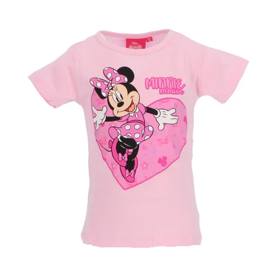Disney Minnie Heart gyerek rövid póló, felső 3 - 8 év / 98 - 128 cm