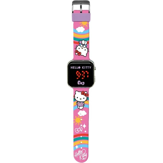 Hello Kitty Rainbow digitális LED karóra