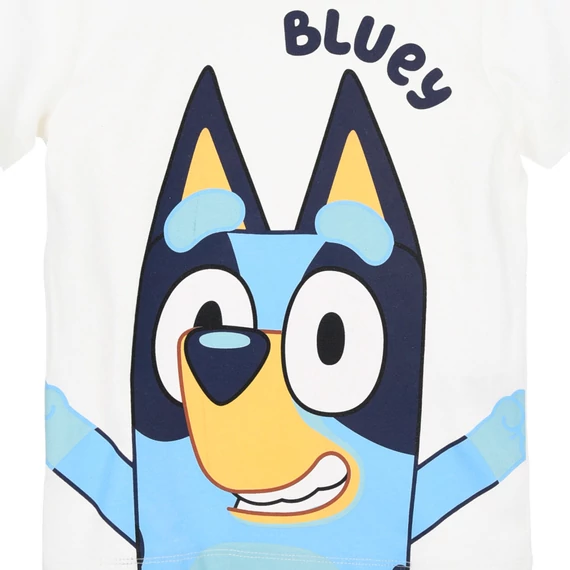 Bluey White gyerek rövid póló, felső 6 év / 116 cm