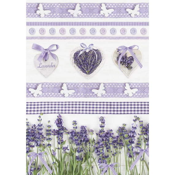 Levendula Butterfly Purple A/4 gumis mappa