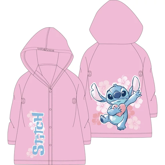Disney Lilo és Stitch, A csillagkutya Heart esőkabát 3 - 8 év / 98 - 128 cm