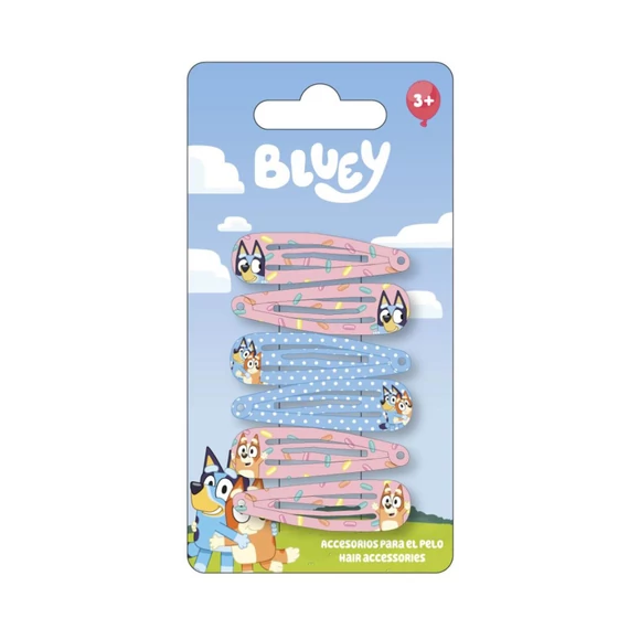 Bluey Heart hajcsat szett 6 db-os