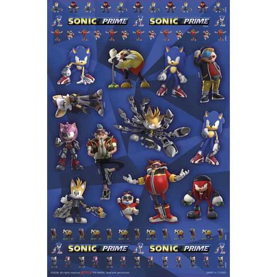 Sonic a sündisznó Prime Super matrica szett játékkal
