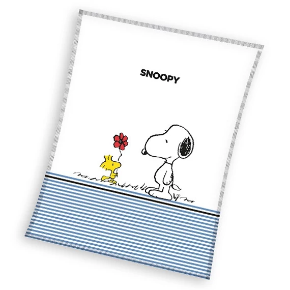 Snoopy Flower polár takaró 130x170cm