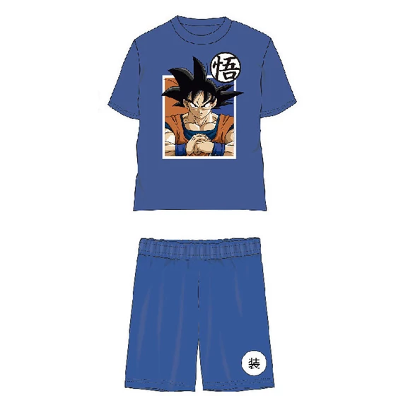 Dragon Ball Saiyan Blue gyerek rövid pizsama 8 év / 128 cm