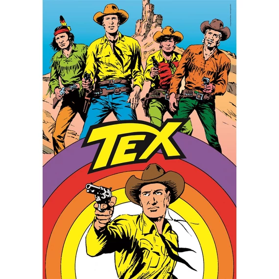 Tex Willer Rainbow 1000 db-os Compact puzzle Clementoni