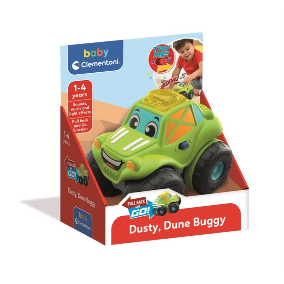 Homokfutó játékautó Dusty Clementoni