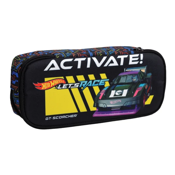 Hot Wheels Activate 2 rekeszes tolltartó 26 cm