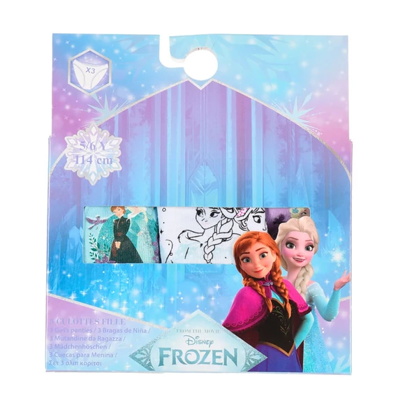 Disney Jégvarázs Kingdom gyerek fehérnemű, bugyi 3 darab/csomag 6 - 8 év / 116 - 128 cm
