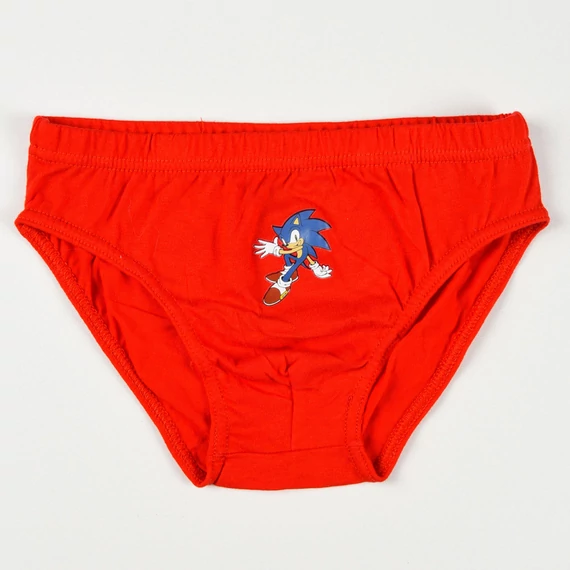 Sonic a sündisznó Gotta Go gyerek fehérnemű, alsó 3 darab/csomag 3 - 8 év / 98 - 128 cm