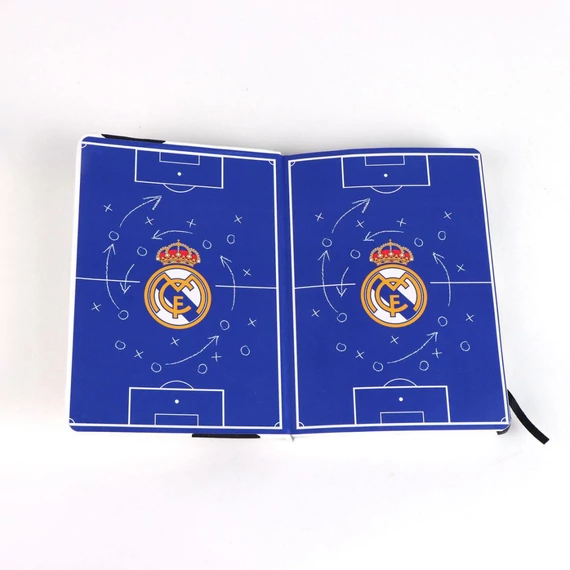 Real Madrid Ball párnázott notesz, vonalas jegyzetfüzet
