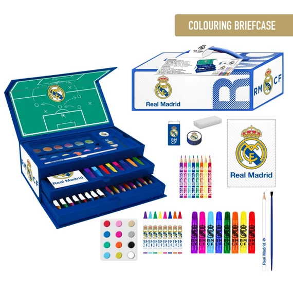 Real Madrid CF írószer szett bőröndben