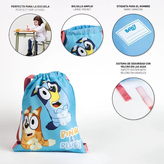 Bluey Bingo tornazsák, hátizsák 33 cm