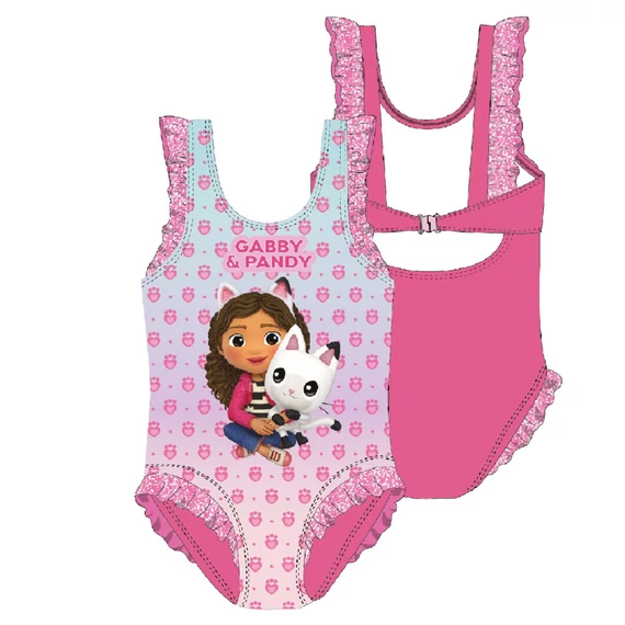 Gabi babaháza Pandy gyerek fürdőruha és sarong szett 5 - 6 év / 110 - 116 cm