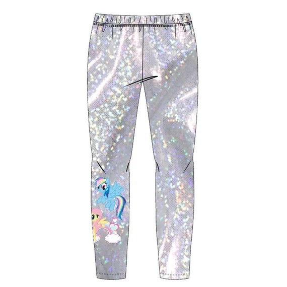 Én kicsi pónim Fluttershy hologrammos gyerek leggings 4 - 9 év / 104 - 134 cm