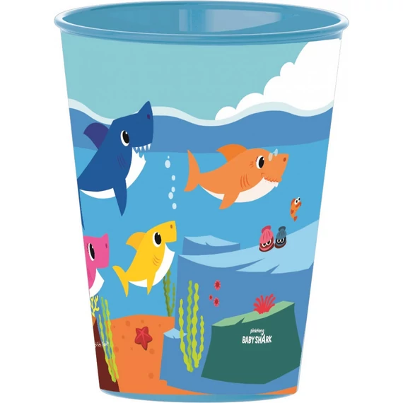 Baby Shark Splashy műanyag pohár 260 ml