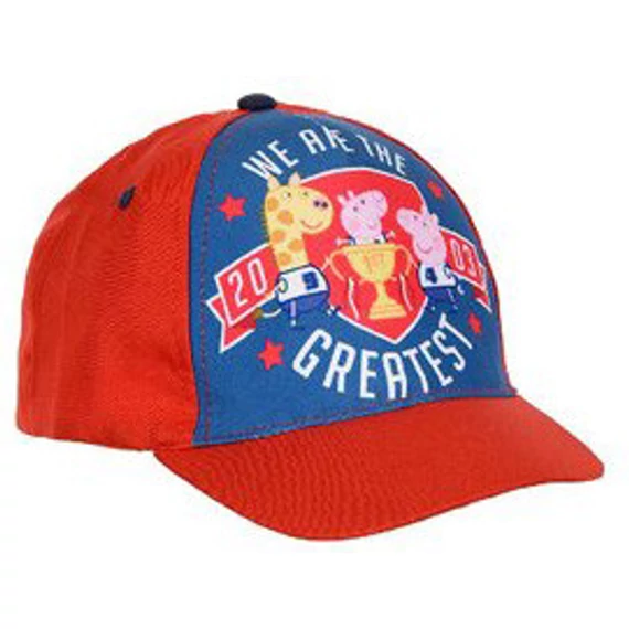 Peppa malac The Greatest Red gyerek baseball sapka 52 cm