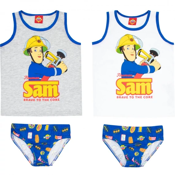 Sam a tűzoltó Brave trikó + alsó szett 3 - 8 év / 98 - 128 cm