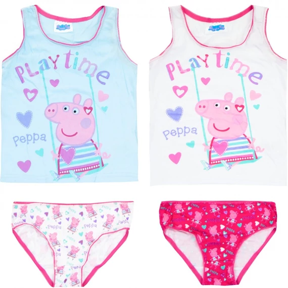 Peppa malac Playtime trikó + bugyi szett 3 - 8 év / 98 - 128 cm