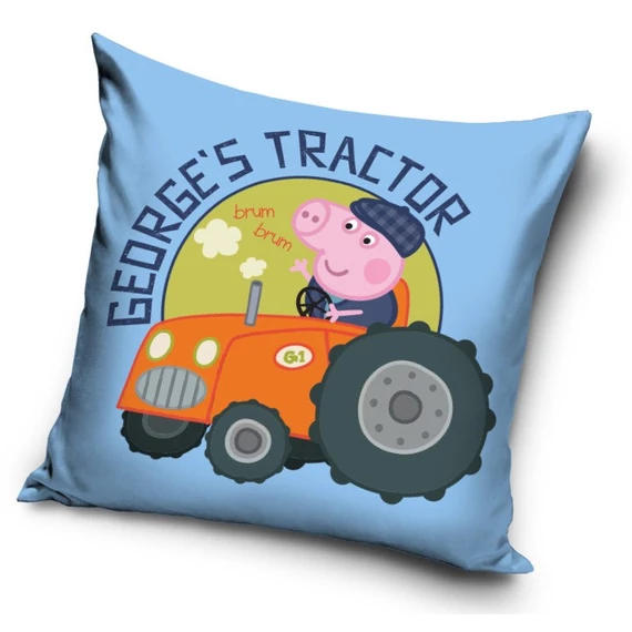 Peppa malac Tractor párna, díszpárna 40 x 40 cm