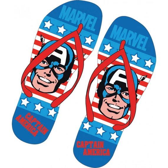Bosszúállók Captain America gyerek papucs, Flip-Flop 28-35