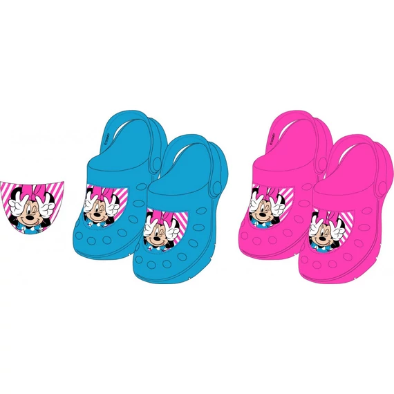 Disney Minnie Peek-a-Bow gyerek papucs clog 24-31