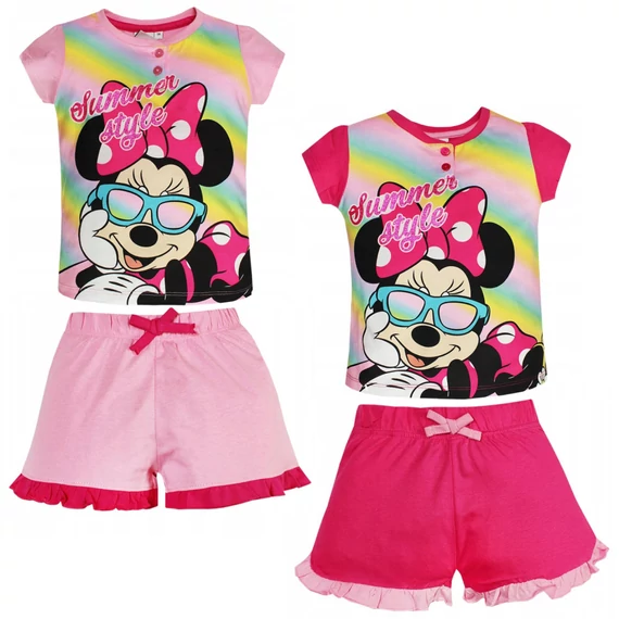 Disney Minnie Style gyerek rövid pizsama Díszdobozban 3 - 8 év / 98 - 128 cm