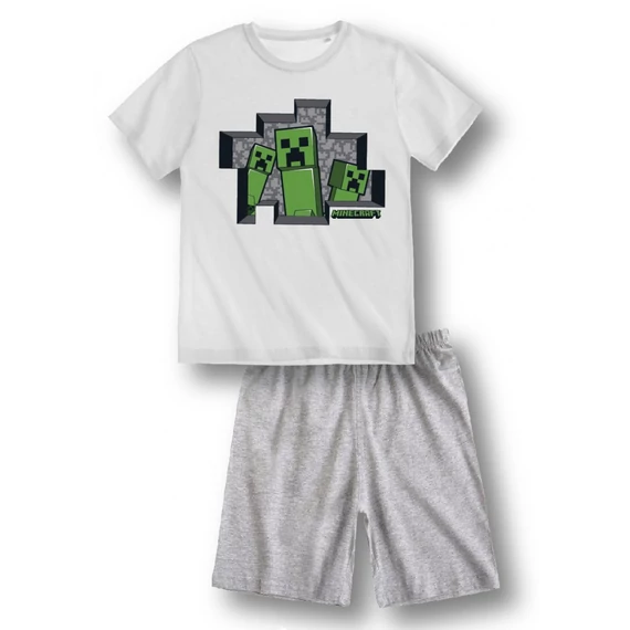 Minecraft Tunnel Trouble gyerek rövid pizsama 6 - 12 év / 116 - 152 cm