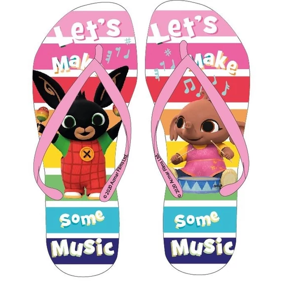 Bing Some Music gyerek papucs, Flip-Flop 24-29