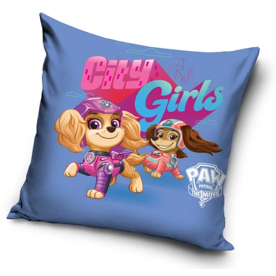 Mancs Őrjárat City Girls párna, díszpárna 40 x 40 cm