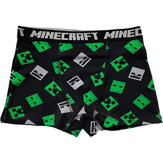 Minecraft Green gyerek boxeralsó 2 darab/csomag 6 - 12 év / 116 - 152 cm