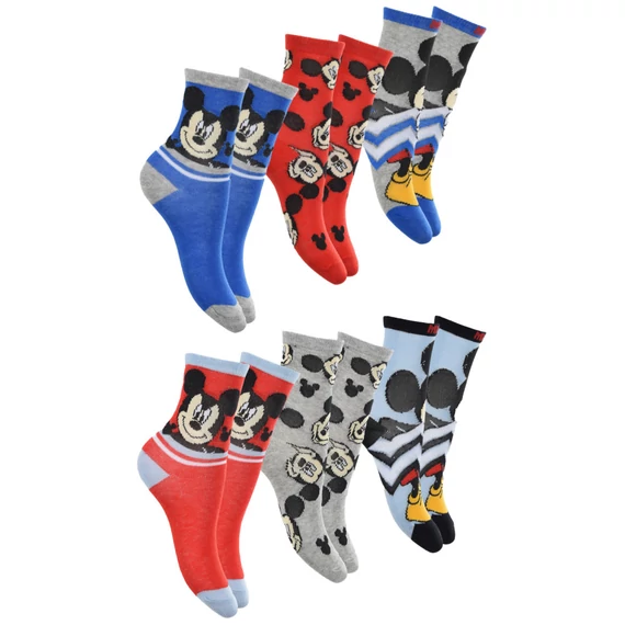 Disney Mickey Stride gyerek zokni 23-34